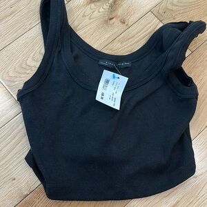 Black crop top